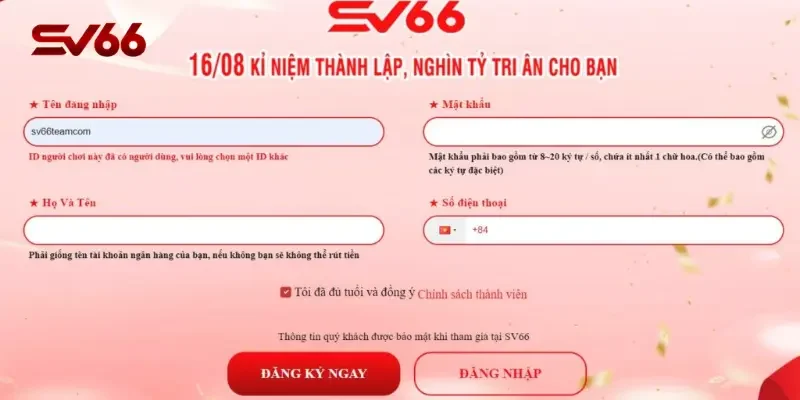 Quy trình đăng ký tài khoản dễ dàng